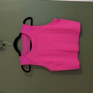 Lululemon Sculpt Cropped Tank Top in Sonic Pink (Size 10)